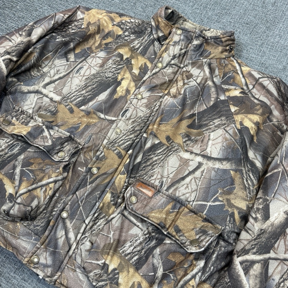 Vtg Woolrich Camo Jacket Men's XL Realtree Hardwoods‎ Hunting Insulated Coat